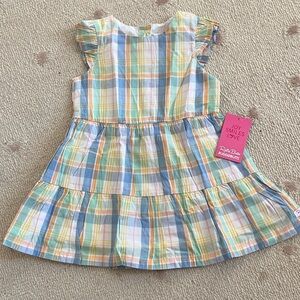 RuffleButts NWT Plaid Dress 2T